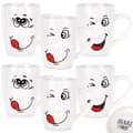 Miniatyrbillede 7 af 7: Keramikkrus smiley 350 ml 6 stk.
