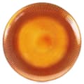 Miniatyrbilde 1 av 4: Middagstallerken grunt glass rav 28 cm