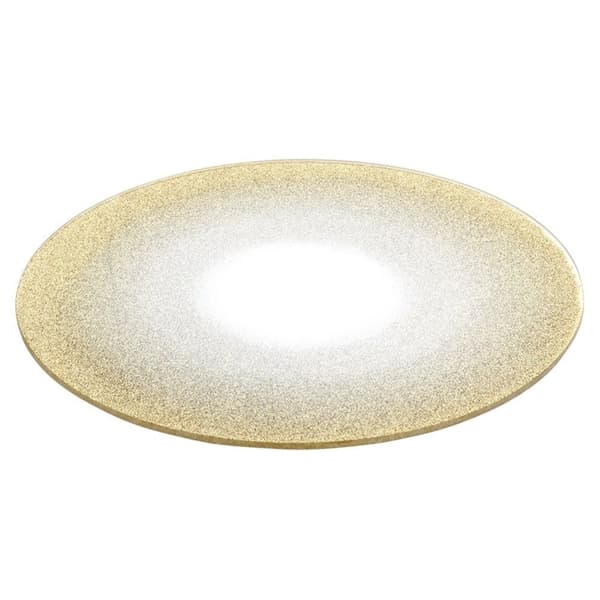 Teline koristeellisille kynttiläkoostumuksille, peililasi, glitter, 20 cm