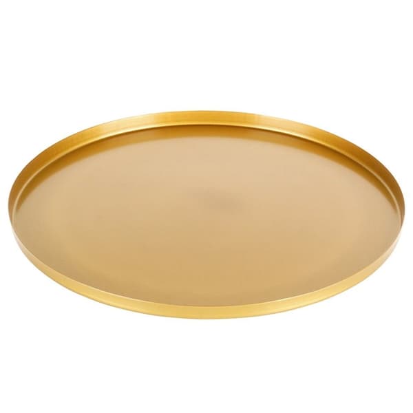 Jalusta koristeellisille kynttiläkoostumuksille, metalli, kulta, 30 cm