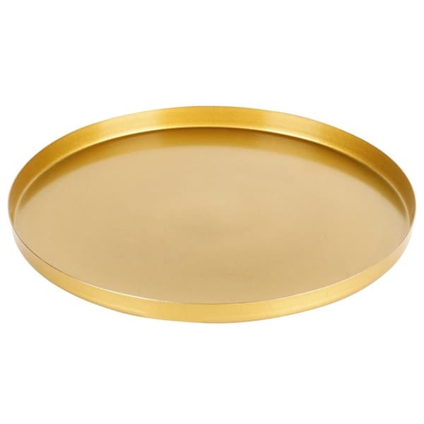 Jalusta koristeellisille kynttiläkoostumuksille, metalli, kulta, 21,5 cm