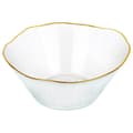Miniatyrbillede 3 af 7: Salatskål glas guld 21 cm, 1,2 l