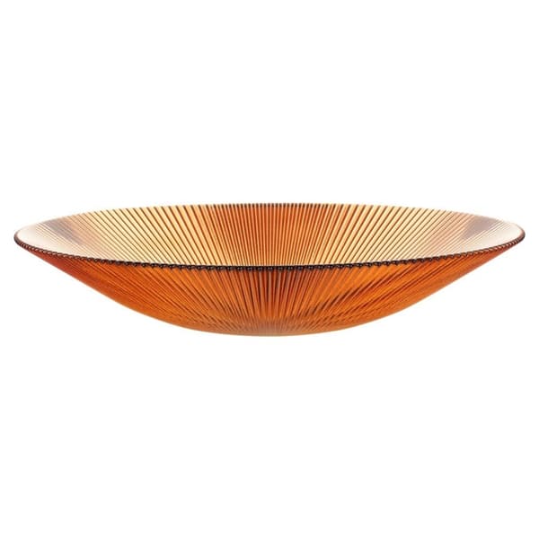 Gul glasskål 30 cm, 1,5 l