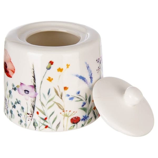 Hvid porcelænssukkerskål MAKI 320 ml