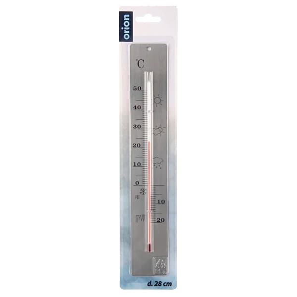 Yleiskäyttöinen ruostumattomasta teräksestä valmistettu lämpömittari 28 cm