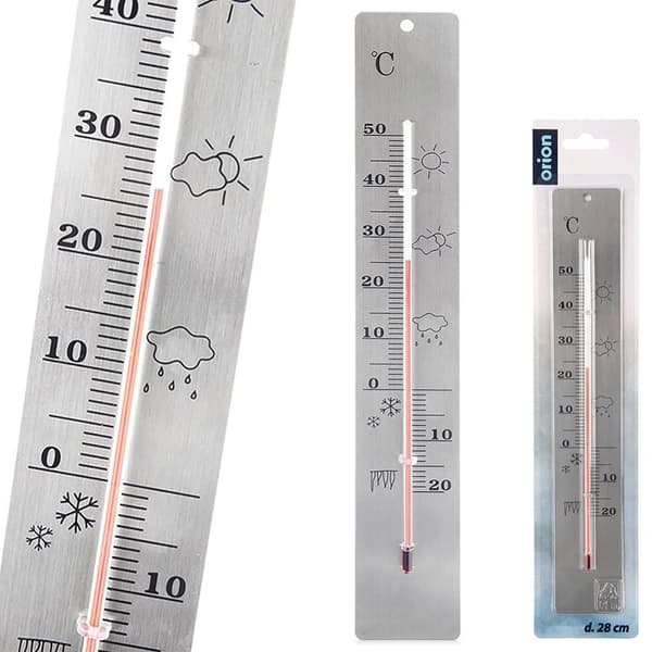 Yleiskäyttöinen ruostumattomasta teräksestä valmistettu lämpömittari 28 cm