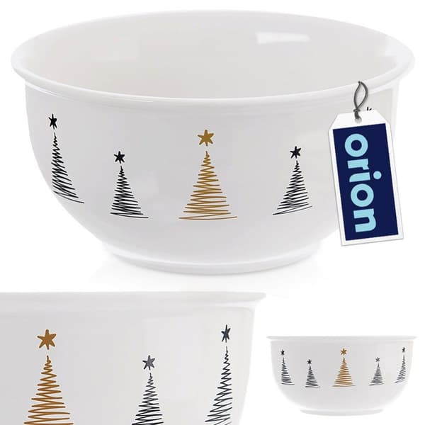 Juleporselensskål JULETRE 13,5 cm, 560 ml