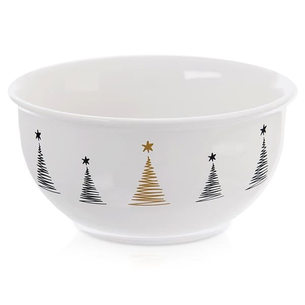 Juleporselensskål JULETRE 13,5 cm, 560 ml
