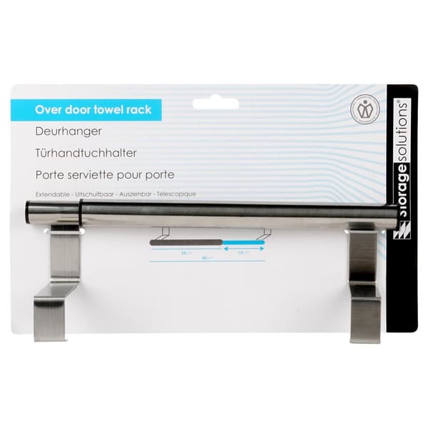 Dörrhängare stål silver justerbar 25-40 cm