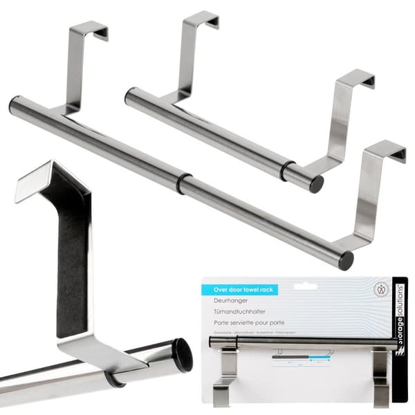 Dörrhängare stål silver justerbar 25-40 cm