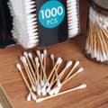 Miniatyrbild 4 av 5: Kosmetikpinnar i bambu bomull 1000 st.