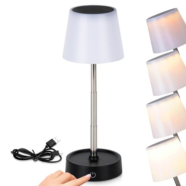 LED bordslampa vit trådlös 11-29,5 cm