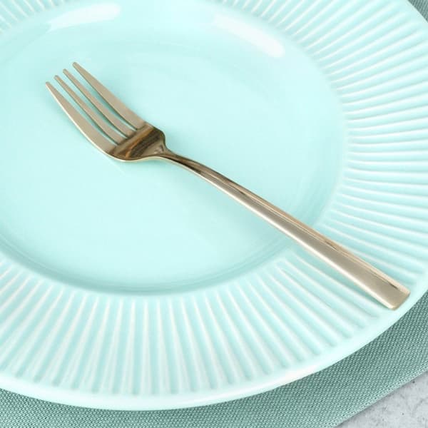 Dessertgafflar i guldstål, 4 st.