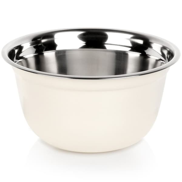 Kjøkkenskål i hvit stål 26 cm, 4,2 l