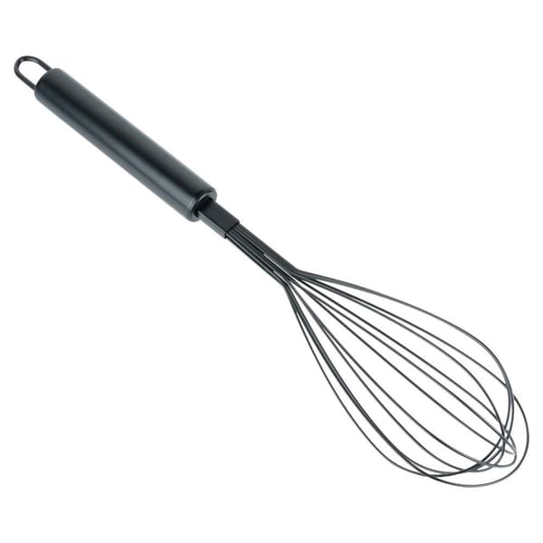 Visp, sort stål, 29 cm