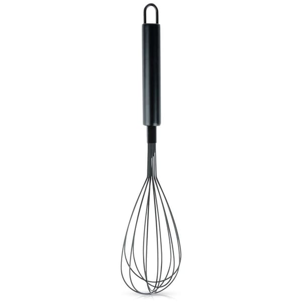 Visp, sort stål, 29 cm