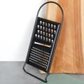 Miniatyrbilde 2 av 7: Kjøkkenhøvel, stål, sort, flat, 3 kniver, 28,5 cm