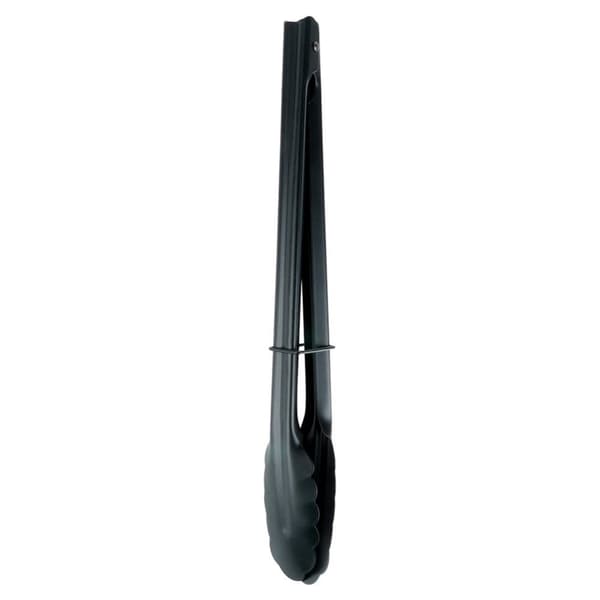 Køkkentang stål sort 31 cm