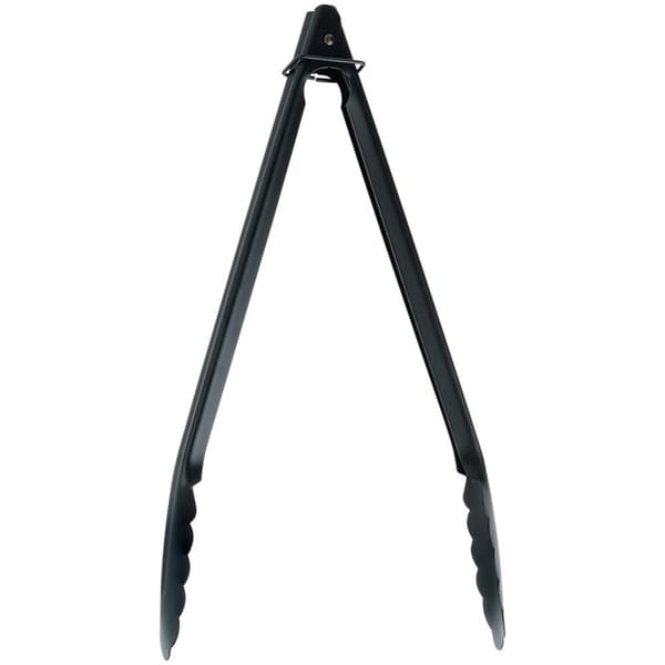 Køkkentang stål sort 31 cm