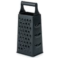 Miniatyrbillede 1 af 7: Køkken rivejern, stål, sort, 4-sidet, 25 cm