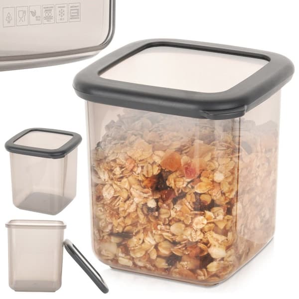 Beholder for løse produkter med lokk 800 ml