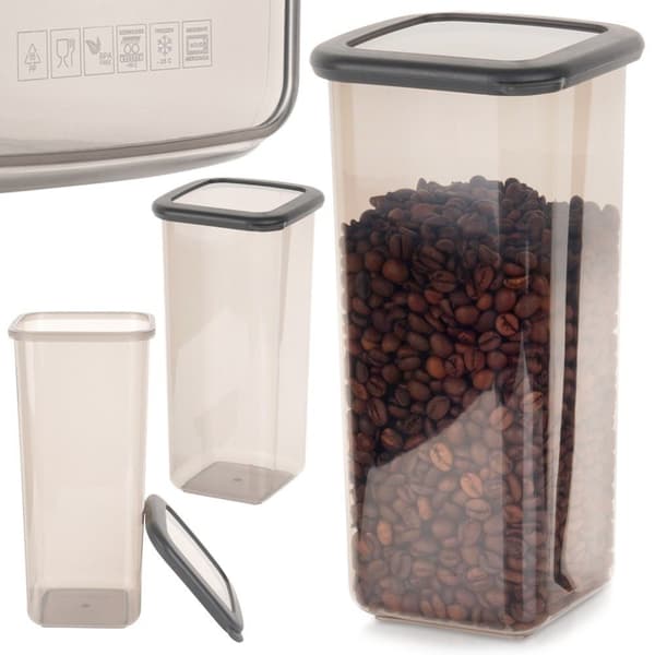 Beholder for løse produkter med lokk 1,6 l