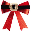 Miniatyrbild 3 av 6: Juldekorativ rosett 10x10 cm 3 st.