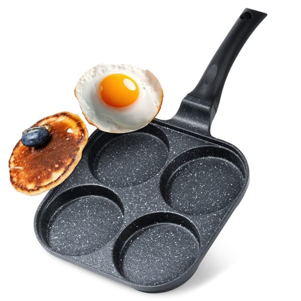 Granitt eggpanne 4 hull GRANDE 22x22cm