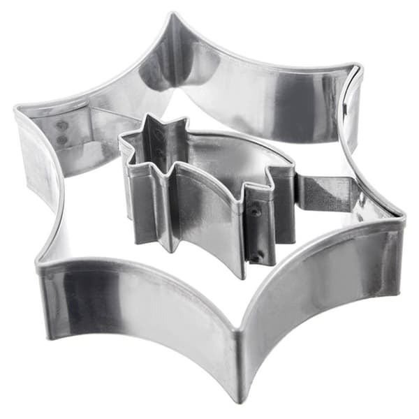 Cookie cutter stålstjerne julestjerne 5,5 cm