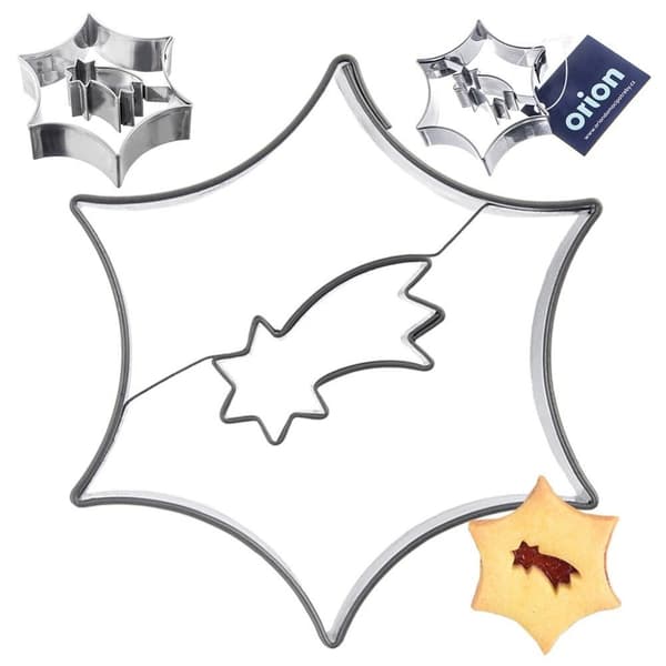 Cookie cutter stålstjerne julestjerne 5,5 cm