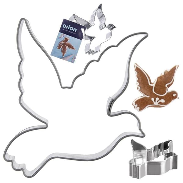 Cookie cutter ståldue 6 cm