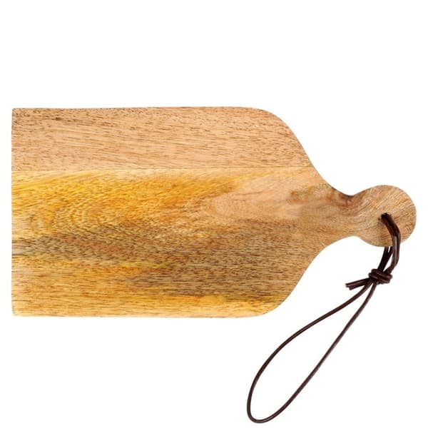 Hogge- og serveringsbrett av tre 19,5x10 cm