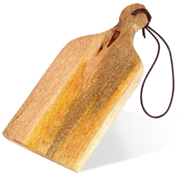 Hogge- og serveringsbrett av tre 19,5x10 cm