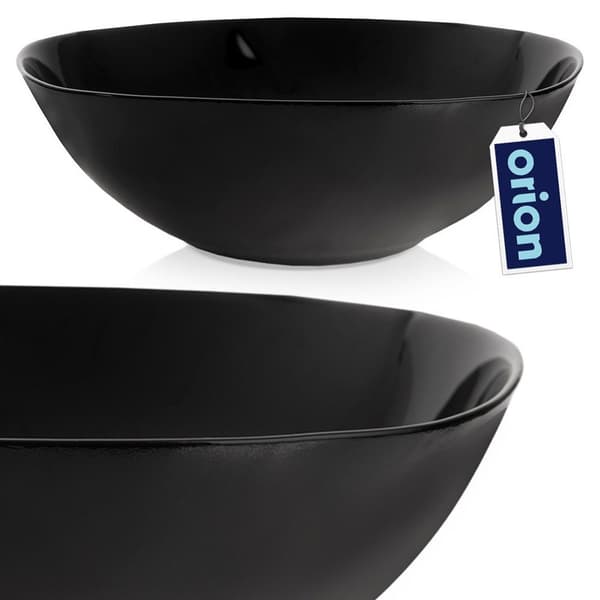Salaattikulho lasi musta LUNA 25 cm, 2 l