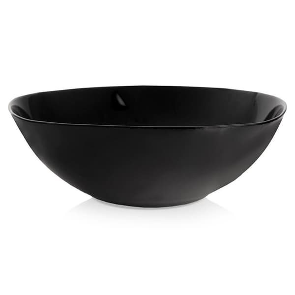 Salaattikulho lasi musta LUNA 25 cm, 2 l