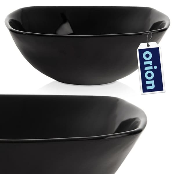 Sort glassbolle LUNA 15 cm, 450 ml