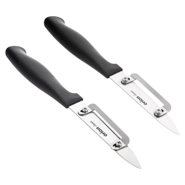 Skrellekniv, grønnsaks- og fruktskreller, vertikal, stål, 19 cm
