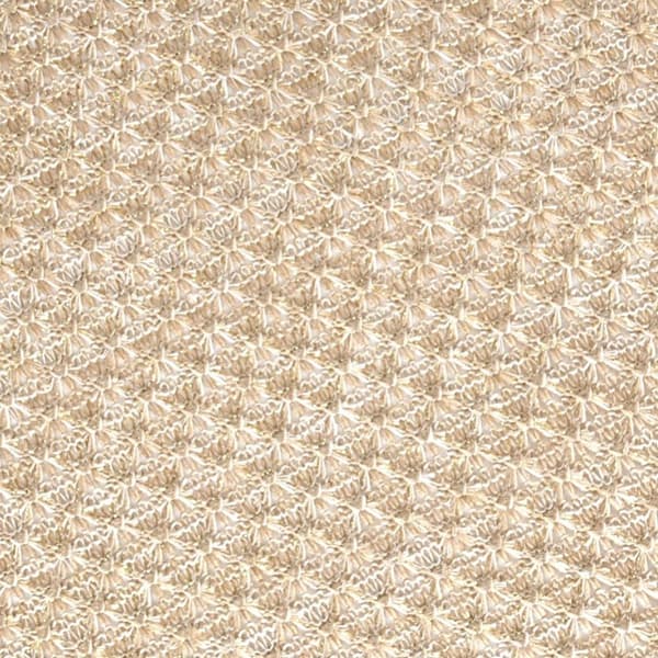 Beige gull bordmatte 38 cm