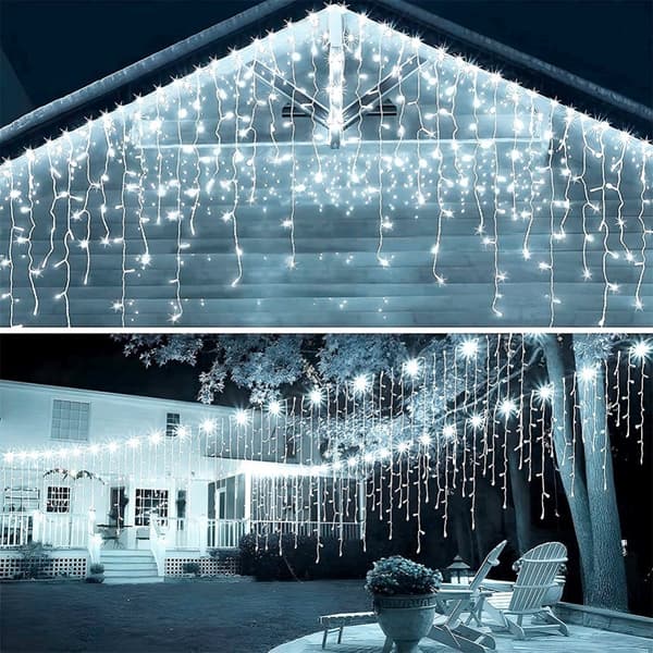 Udendørs lysgardin 500 LED 11,5 m