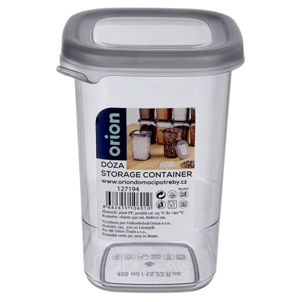 Behållare för lösa produkter med lock 450 ml