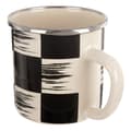 Miniatyrbild 3 av 4: Emaljerad mugg RUTAD BOARD 400 ml