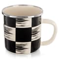 Miniatyrbild 1 av 4: Emaljerad mugg RUTAD BOARD 400 ml