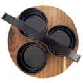 Pikkukuva 3 / 6: Keraamiset välipalakulhot MUSTA 130 ml 4 kpl.