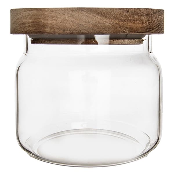 Glassbeholder for løse produkter med lokk og forsegling 500 ml