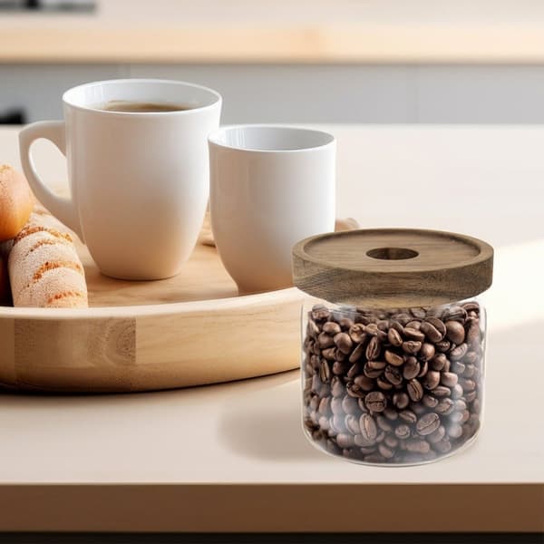 Glassbeholder for løse produkter med lokk og forsegling 500 ml