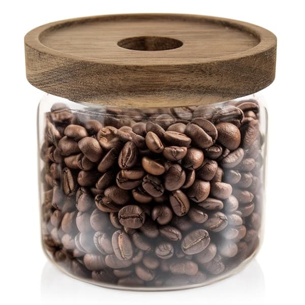 Glassbeholder for løse produkter med lokk og forsegling 500 ml