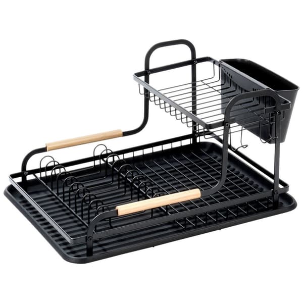 Oppvaskavløp svart 2-plan 48,5x32x23,5 cm