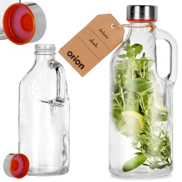 Glasflaske med hank 550 ml