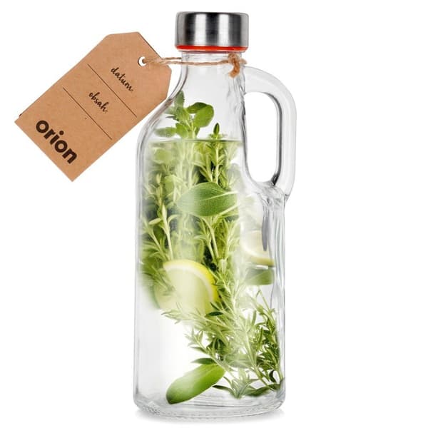 Glasflaske med hank 550 ml
