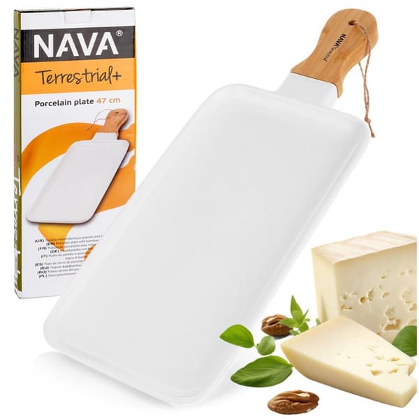 TERRESTRISK serveringsfat i porslin 46 cm